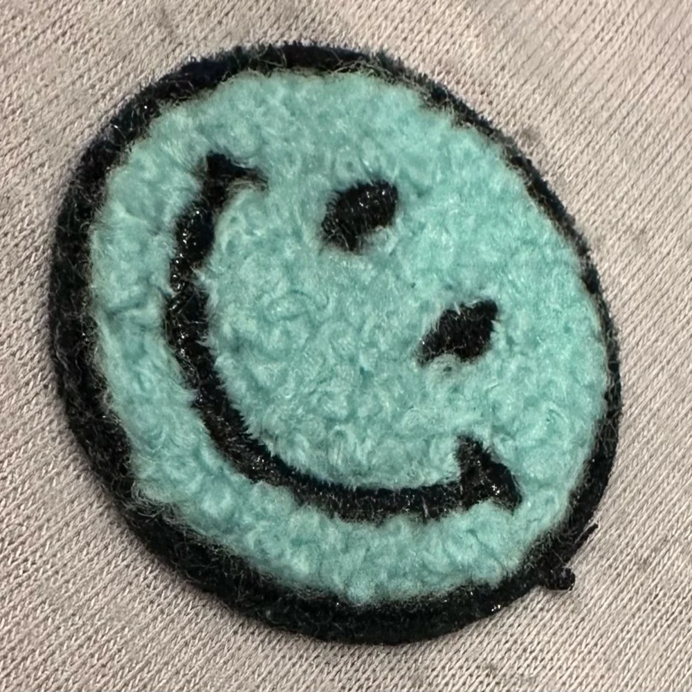 Designer From Denny’s!  Playful Smiley Long Sleeve Tee - Light Pink